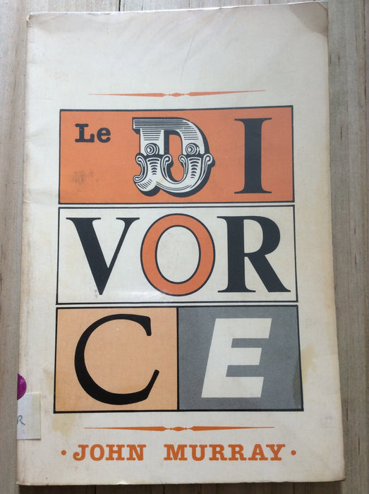 Occasion - Le divorce
