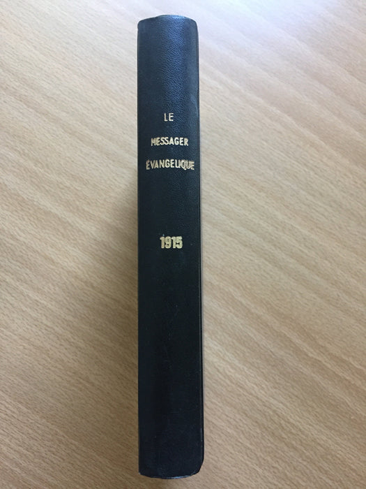 Occasion - Le messager évangélique 1915
