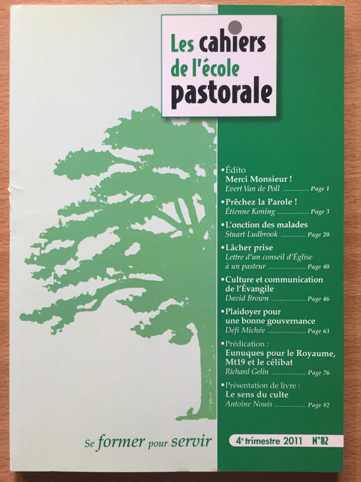 Occasion - Les cahiers de l'école pastorale - 82