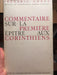 Commentaire sur la première épître aux Corinthiens