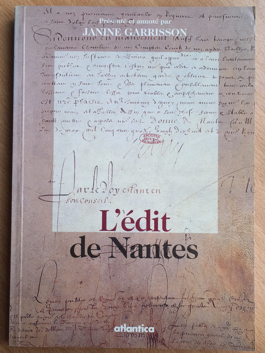 Occasion - L'édit de Nantes (non-chrétien)