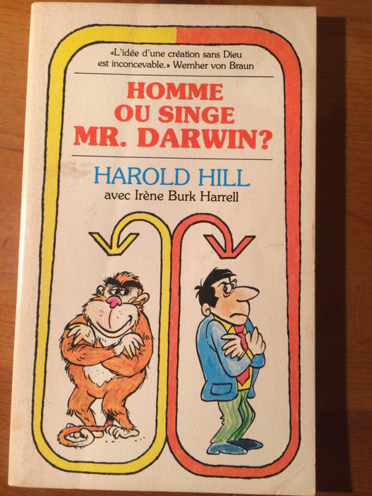 Occasion - Homme ou singe Mr. Darwin ?