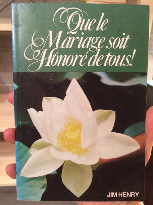 Occasion - Que le mariage soit honoré de tous !