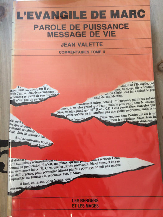 Occasion - L'évangile de Marc : parole de puissance message de vie(tome 2)