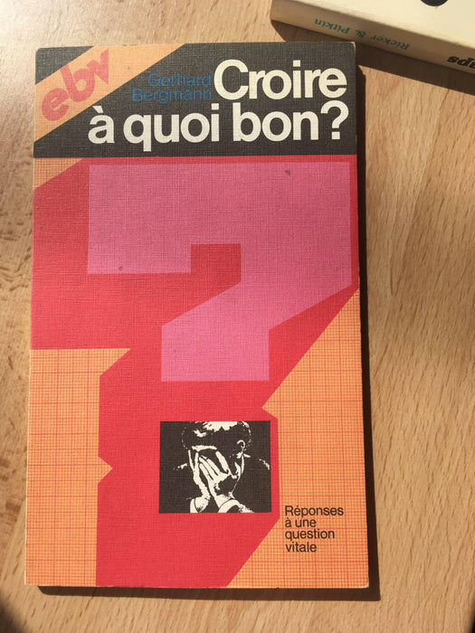 Occasion - Croire à quoi bon ?