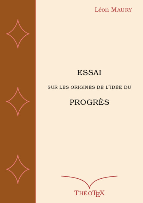 Ebook - Essai sur les origines du l'idée du progrès