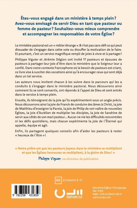 Pasteur et heureux de l'être