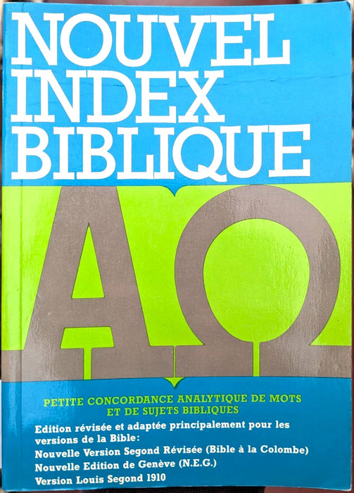 Occasion - Nouvel index biblique (petite concordance de poche)