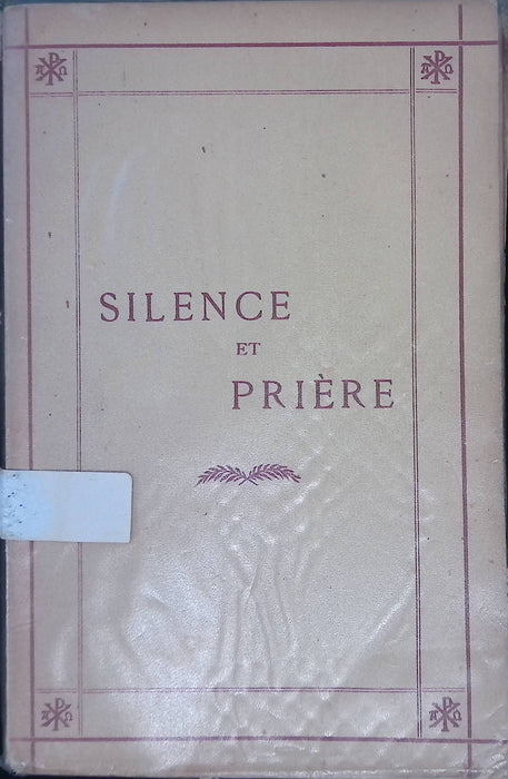 Occasion - Silence et prière [Monod]