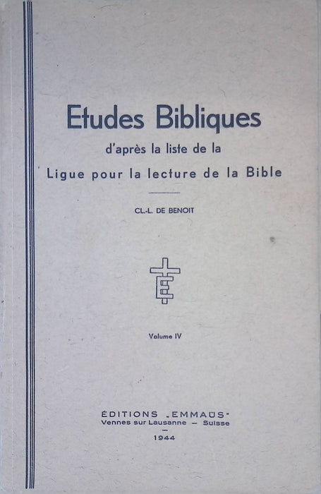 Etudes bibliques