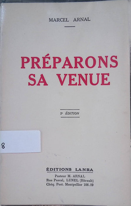 Occasion - Préparons sa venue