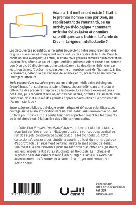 Trois perspectives sur Adam