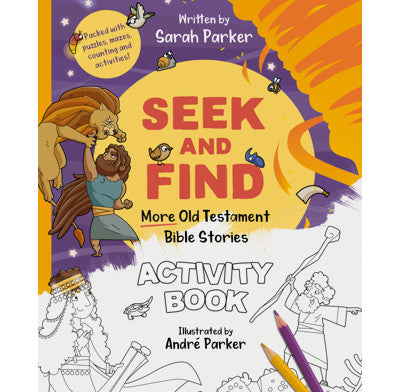 Seek and Find: More Old Testament Bible Stories Activity Book [Livre en anglais]