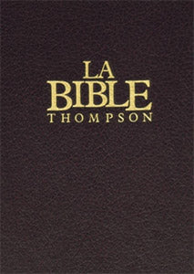 Bible d'étude Thompson Colombe Noire grenat rigide