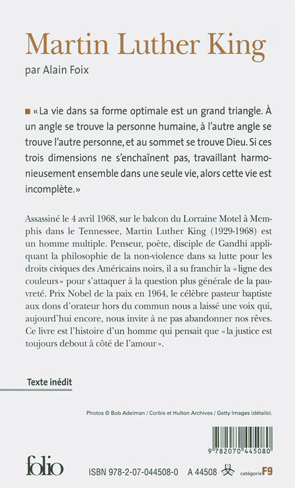 Martin Luther King - Biographie