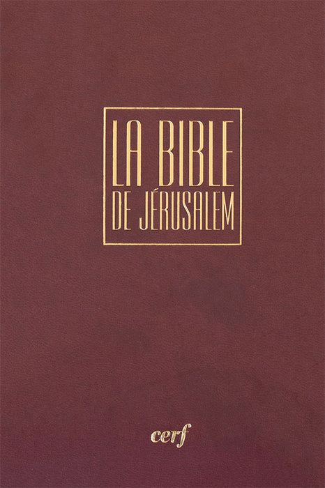 La Bible de Jérusalem, format poche