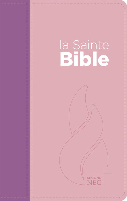 Bible Segond NEG compacte Violette rose souple