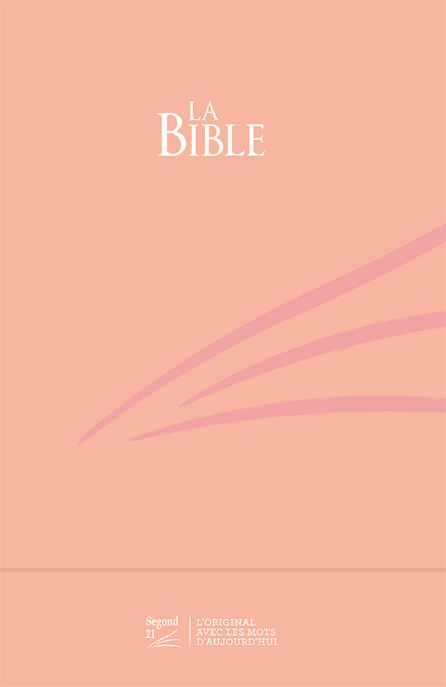  Bible Segond 21 compacte : couverture rigide skivertex rose  guimauve - Société biblique de Genève - Livres
