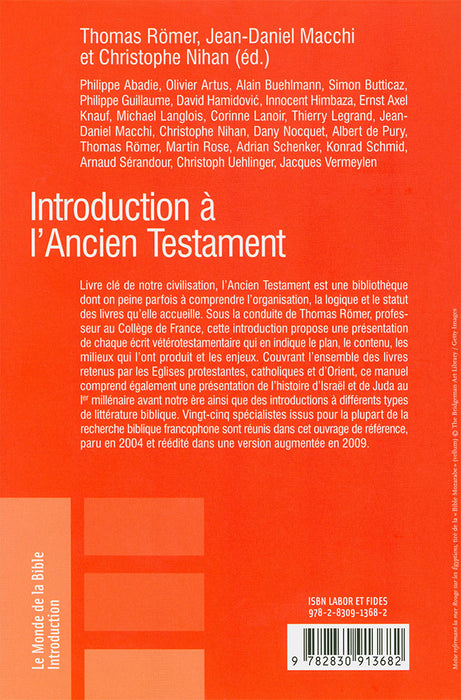 Introduction à l'Ancien Testament [Nihan]