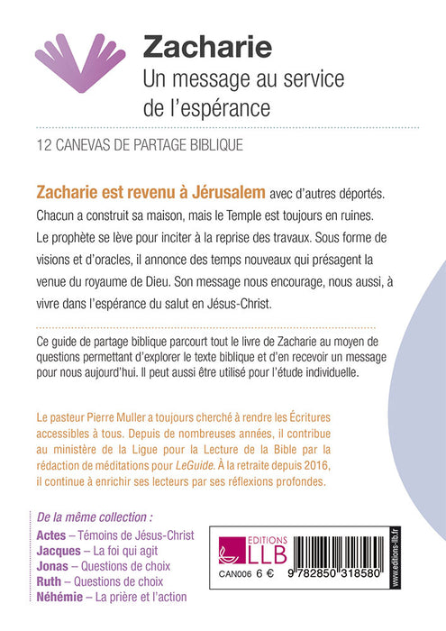 Zacharie - Canevas de partage biblique