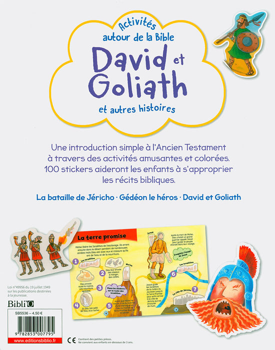 David et Goliath et autres histoires 100 autocollants
