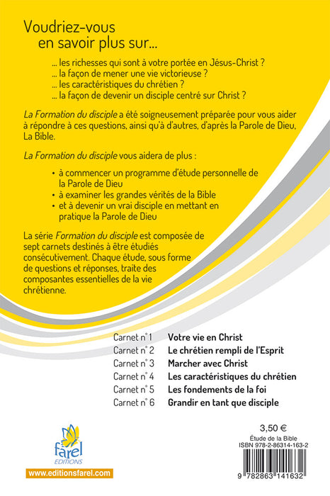 Marcher avec Christ. Carnet 3