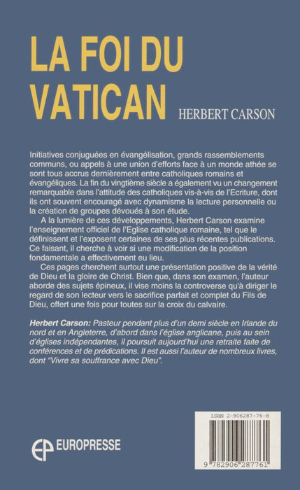 La foi du Vatican