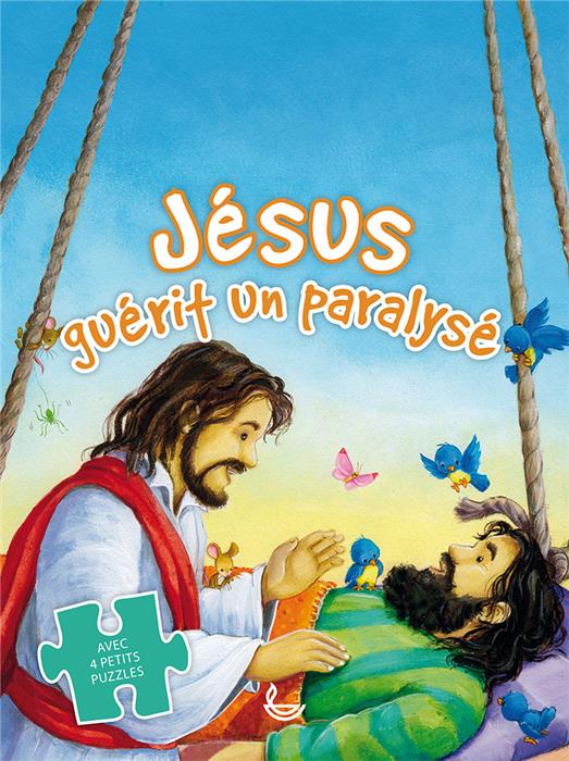 Occasion - Jésus guérit un paralysé avec 4 puzzles