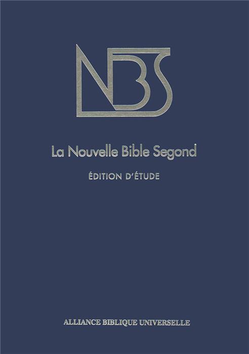 Bible d'étude NBS Bleue nuit rigide