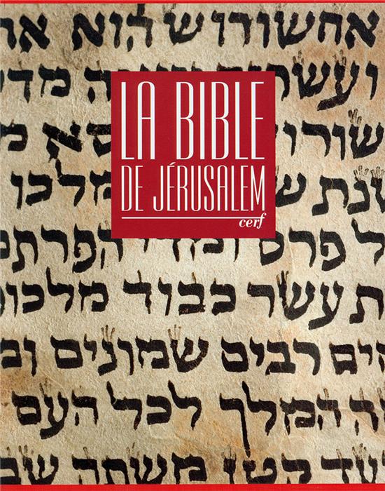 La Bible de Jérusalem rouge rigide avec coffret