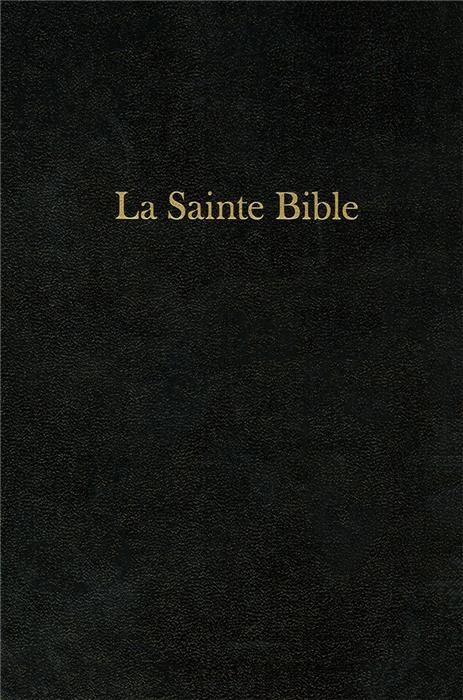 La Sainte Bible Version Darby Noir Relié