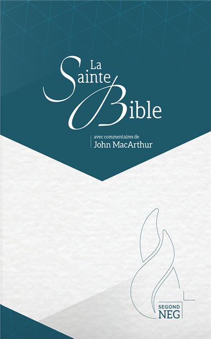 Bible d'étude NEG MacArthur Bleue Illustrée rigide