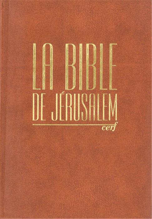 Bible de Jérusalem, compacte, marron