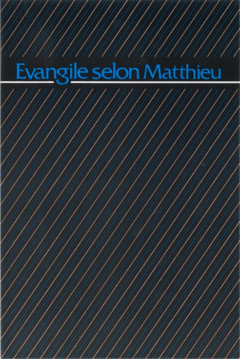 Evangile selon Matthieu - gros caractères