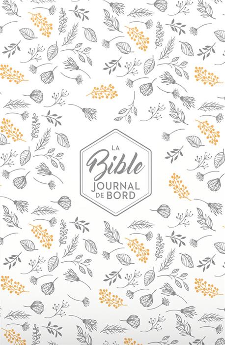 Bible Segond 21 Journal de bord avec grandes marges Vivella Blanche avec motifs