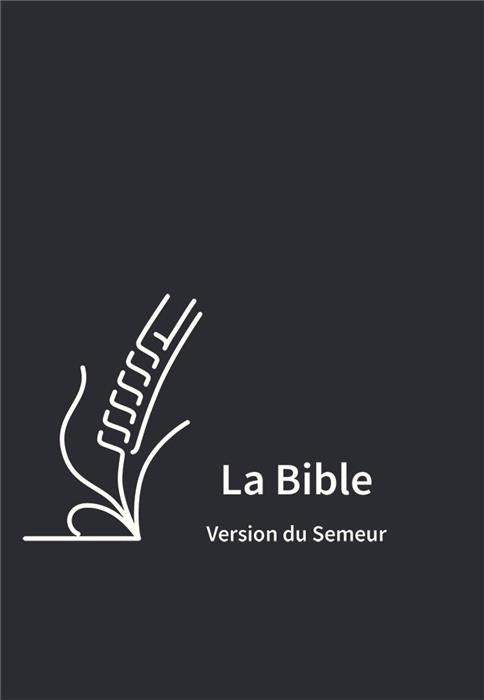 Bible Semeur 2015 Bleue skivertex semi-souple Tranche blanche avec zip