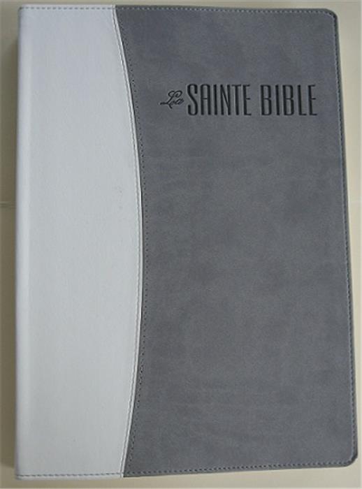Bible Esaïe 55 gros caractères Blanche grise souple 52X
