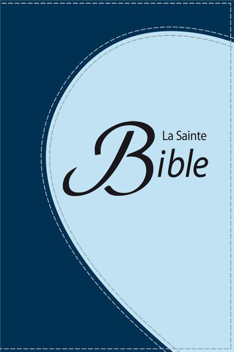 Bible Segond 1910 Compacte Bleue souple Tranche argentée
