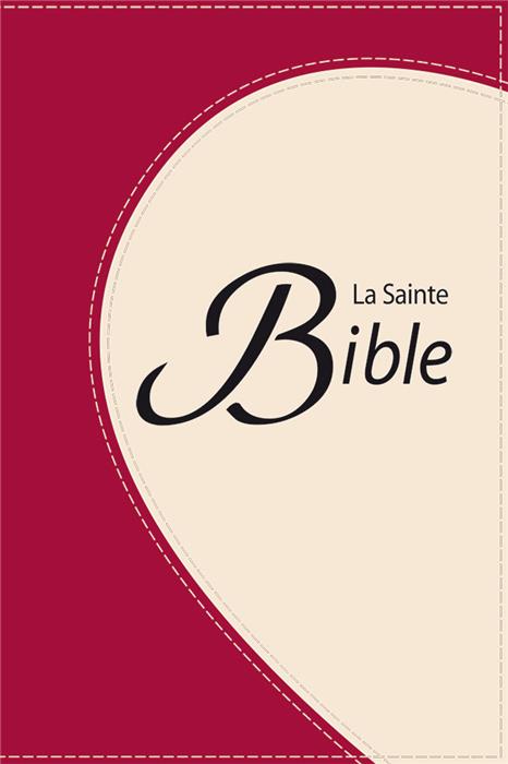 Bible Segond 1910 compacte Rouge beige souple Tranche dorée