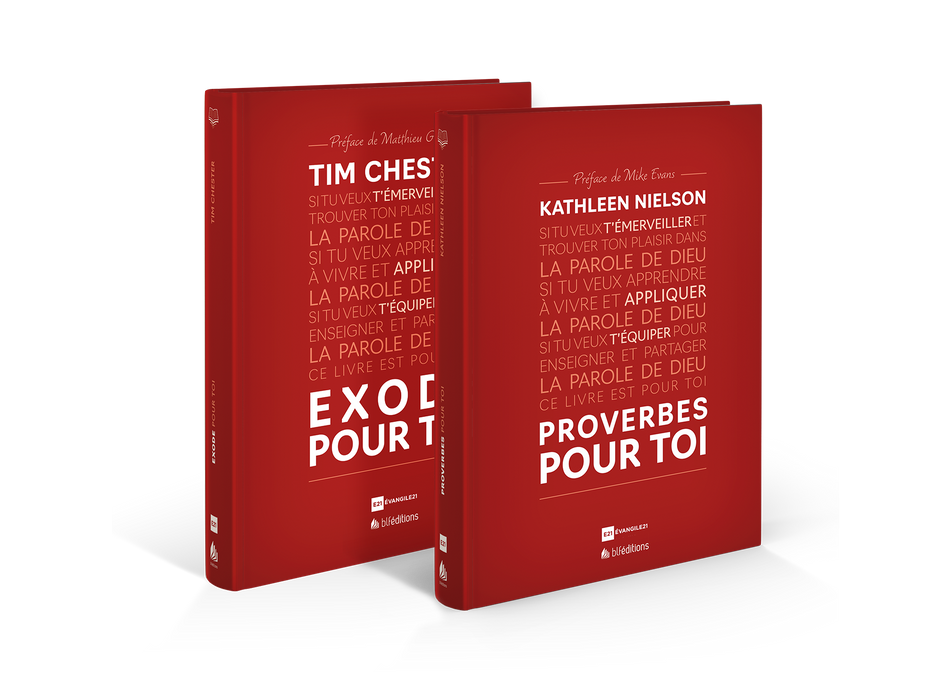 PACK - Exode et Proverbes pour toi (2 volumes reliés)