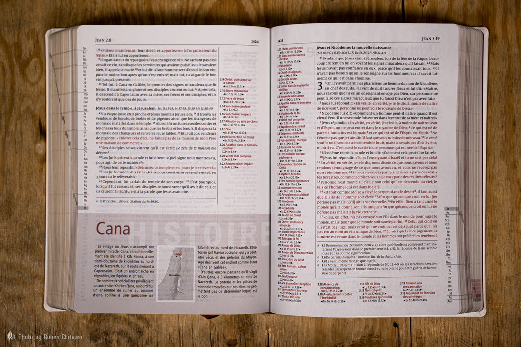 Bible d'étude Thompson Segond 21 Blanche souple Tranche dorée — BLFStore