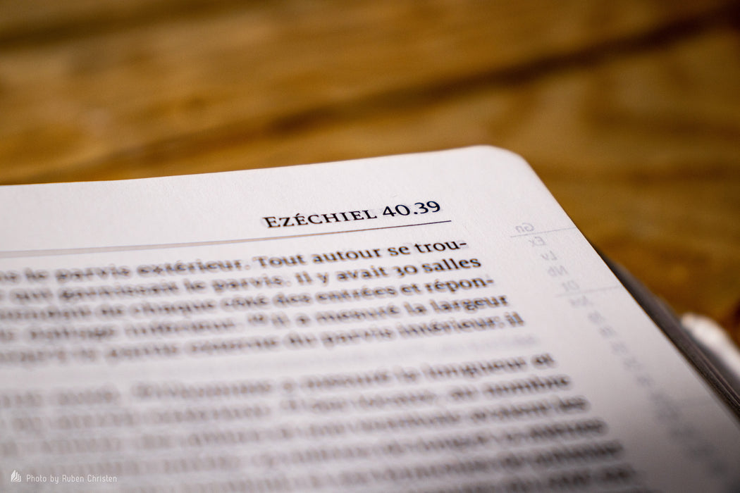 Bible d'étude Thompson Segond 21 Blanche souple Tranche dorée — BLFStore