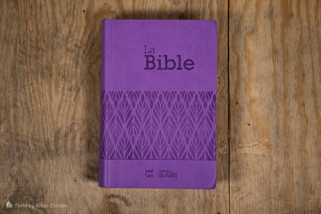 Bible Segond 21 compacte Vivella violet souple