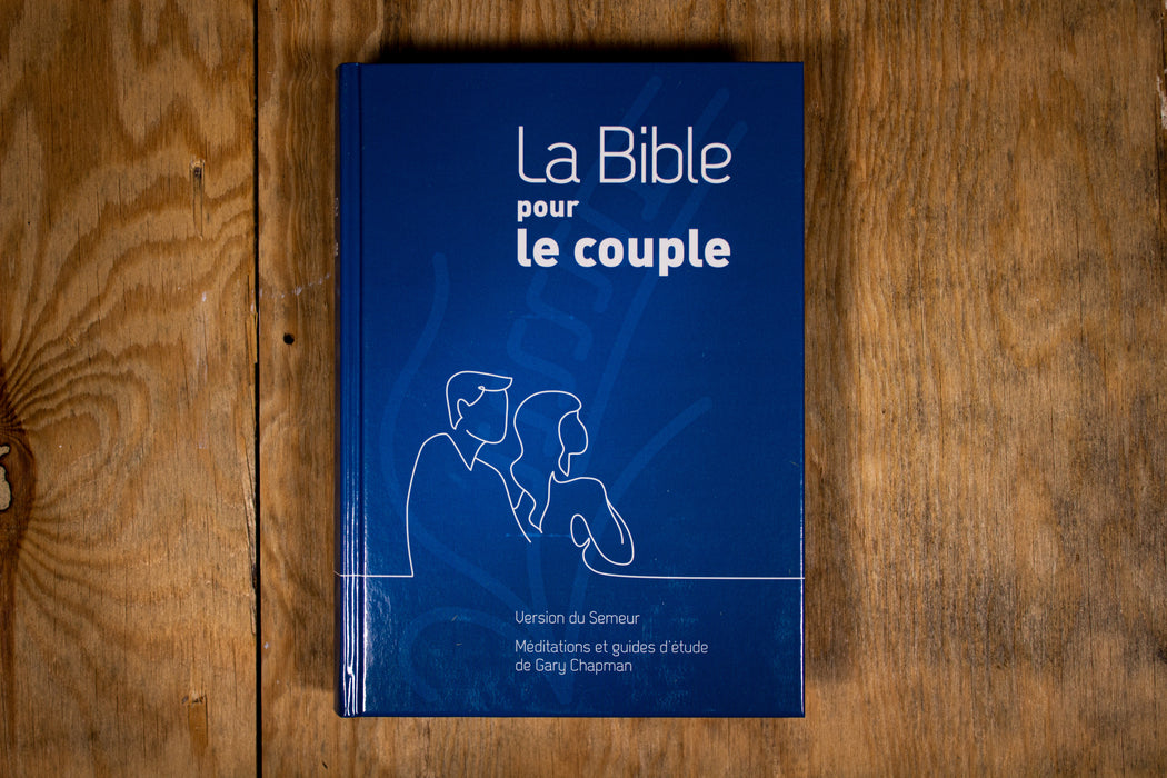 Bible Semeur pour le couple Bleue rigide