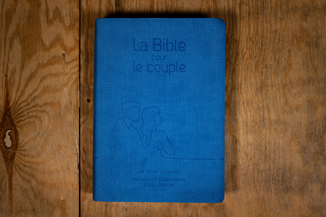 Bible Semeur pour le couple Bleue souple