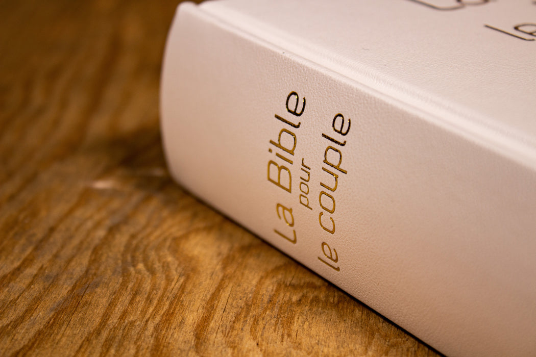 Bible Semeur pour le couple Blanche rigide Tranche dorée