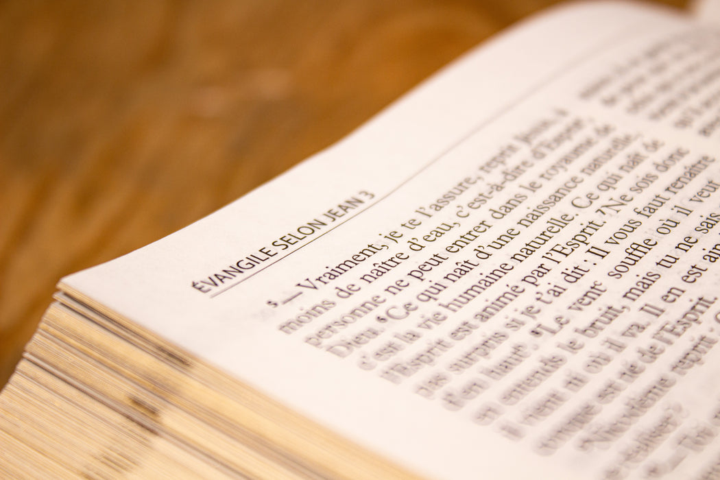 Bible Semeur pour le couple Blanche rigide Tranche dorée — BLFStore