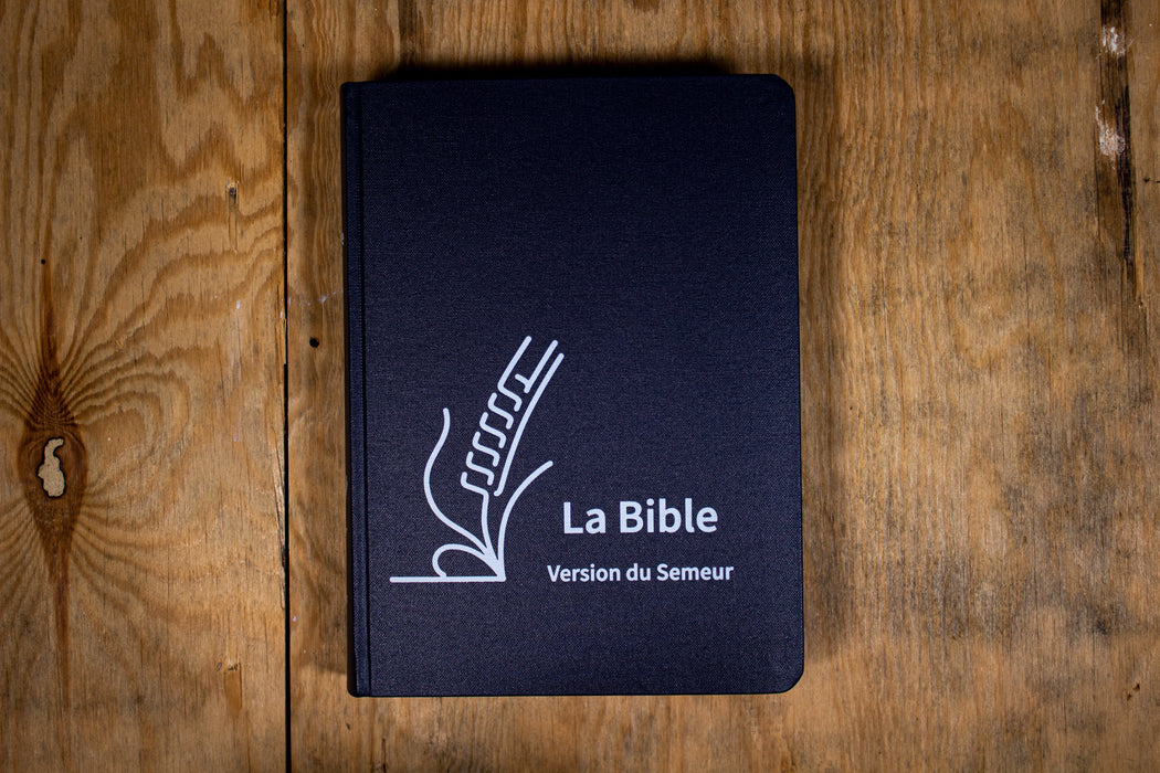 Bible Semeur 2015, gros caractères semi-souple bleu