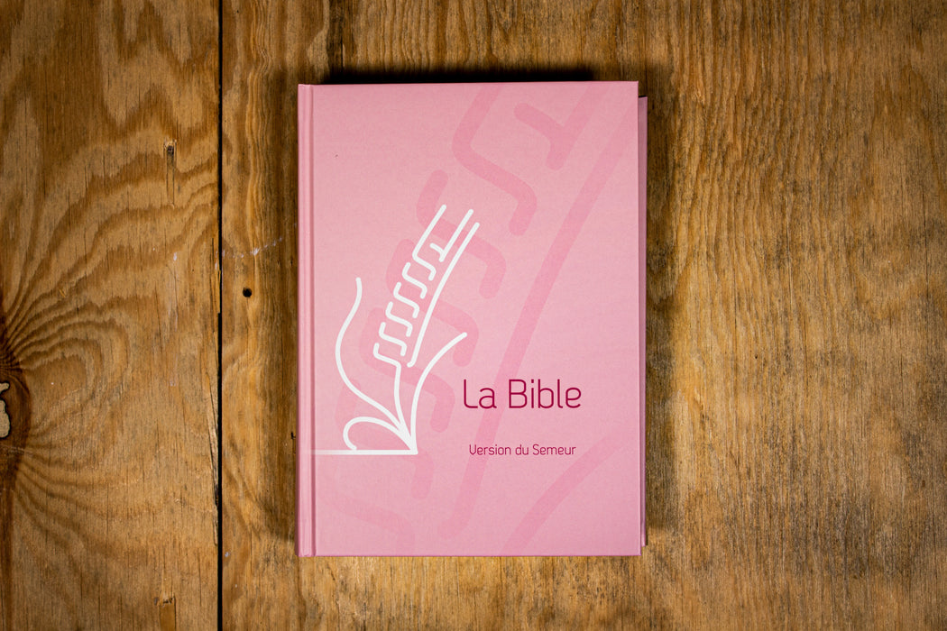 Bible, version Semeur, rigide rose, tranche blanche – Excelsis