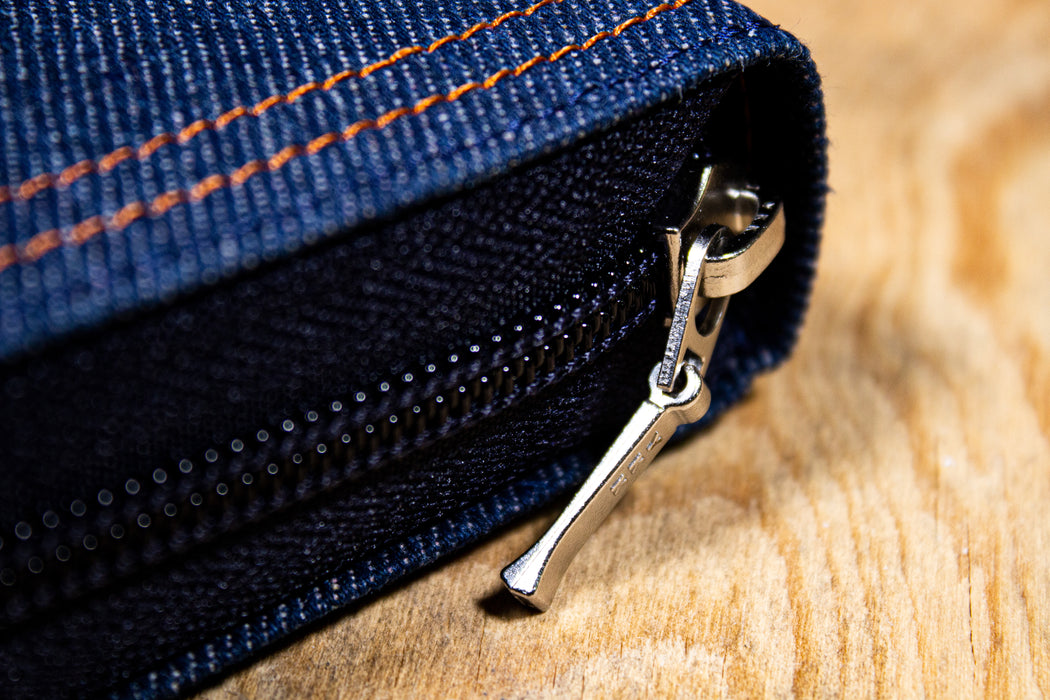 Bible Semeur 2015 Bleue jeans souple Tranche blanche avec zip